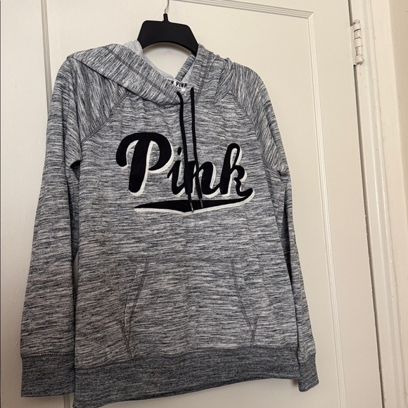 Victoria's Secret Sweaters - Victoria's Secret Pink Gray Hoodie size: L